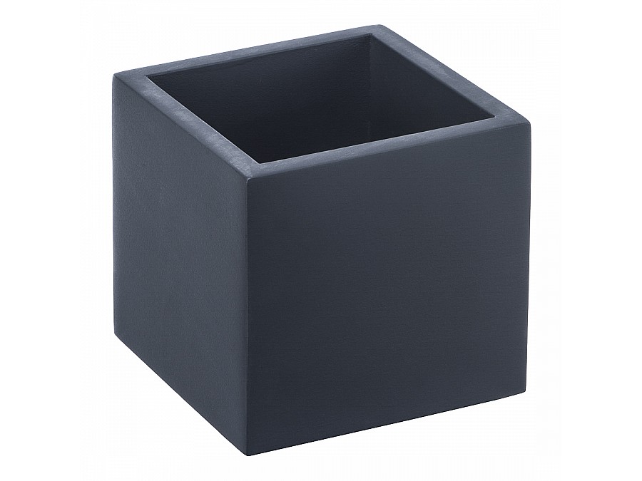 Кашпо Квадро, 0,6л., антрацит