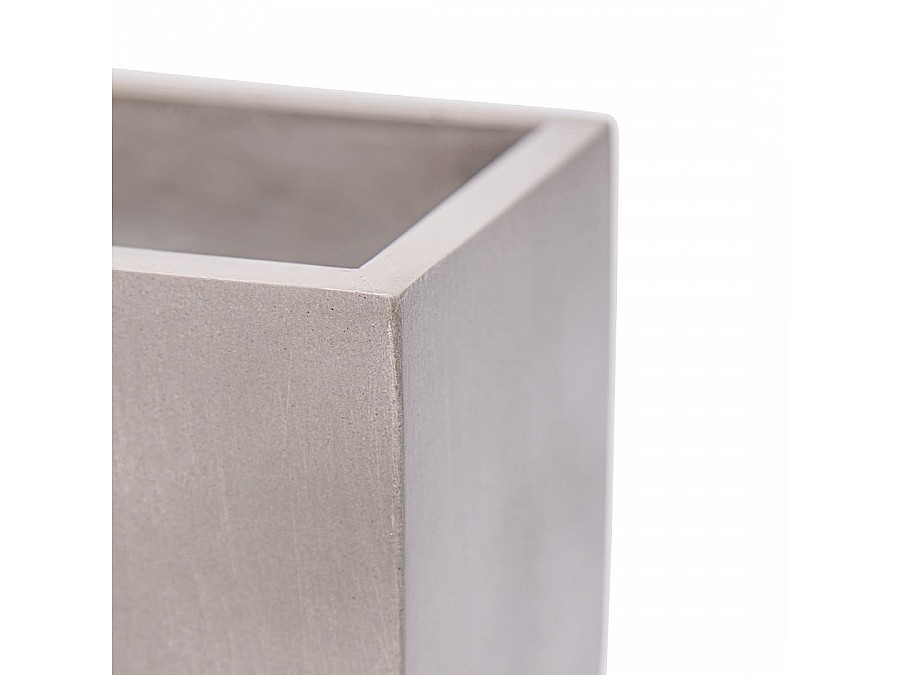 Кашпо Квадро, 0,6л., серый