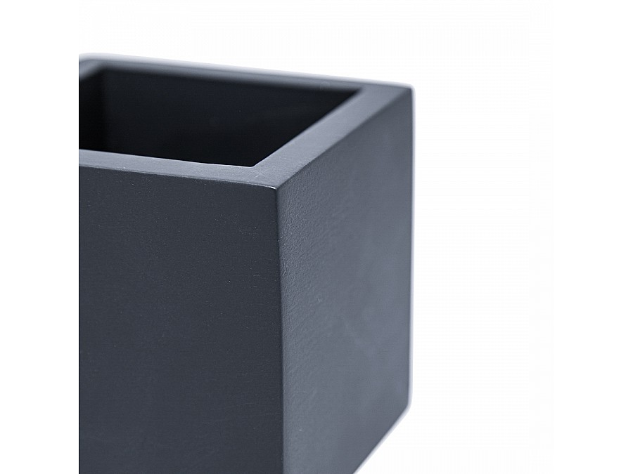 Кашпо Квадро, 0,2л., антрацит