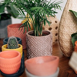 Кашпо Этника, 0,8 л., какао