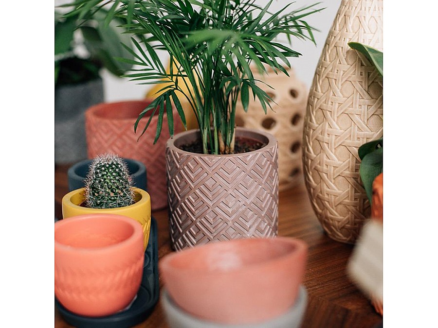 Кашпо Этника, 0,8 л., какао