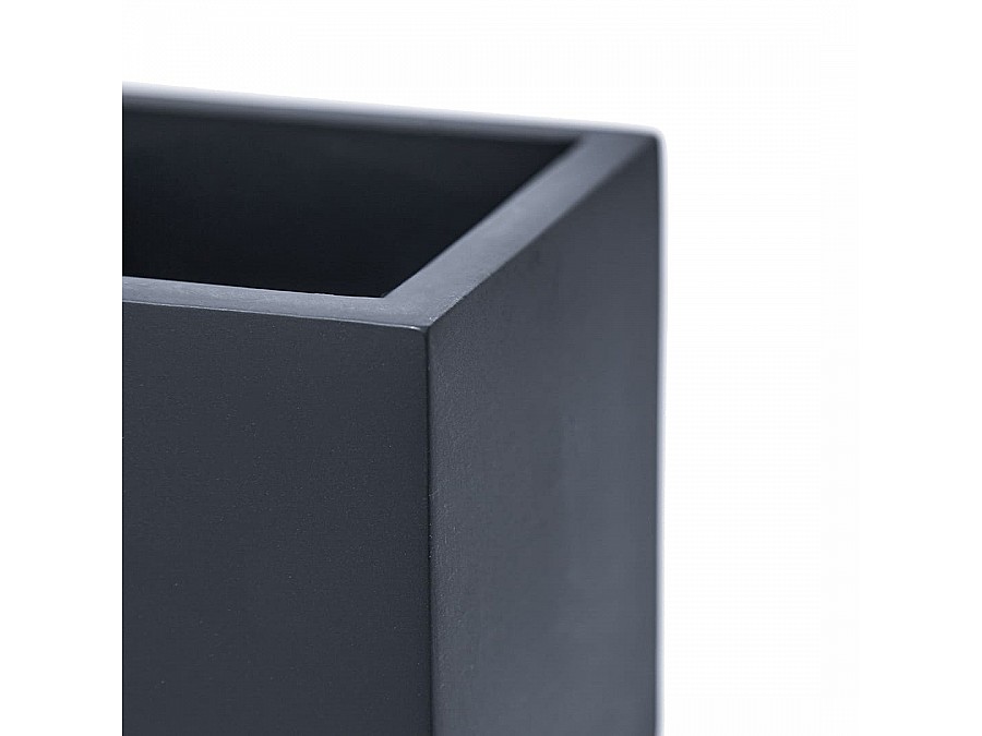 Кашпо Квадро, 0,6л., антрацит