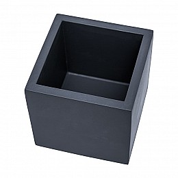 Кашпо Квадро, 0,6л., антрацит