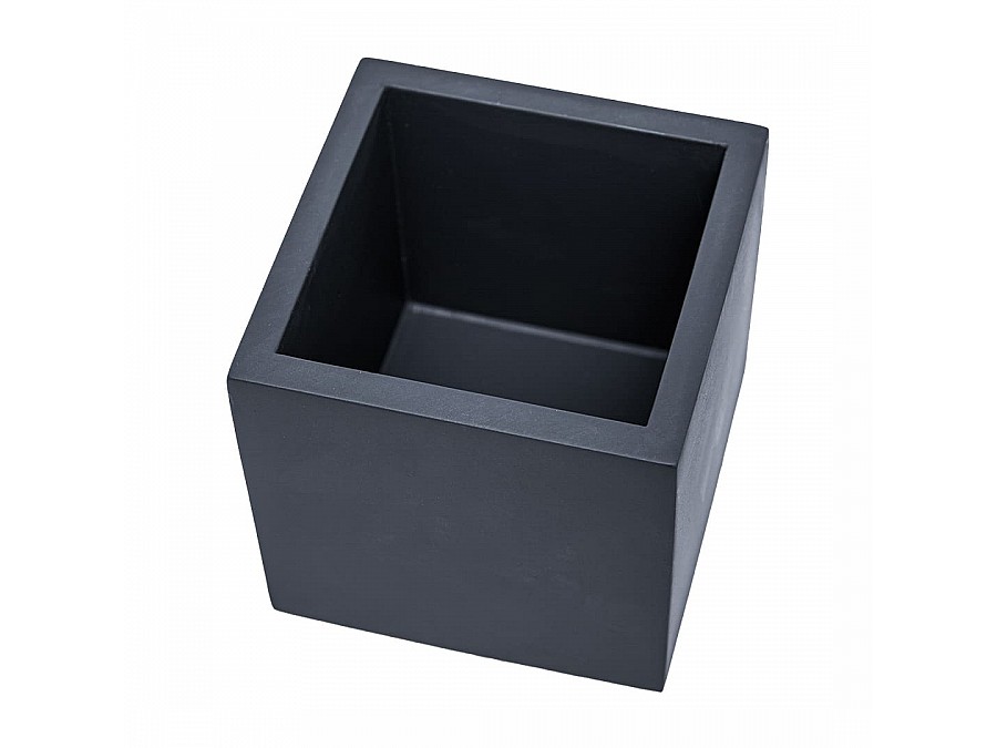 Кашпо Квадро, 0,6л., антрацит
