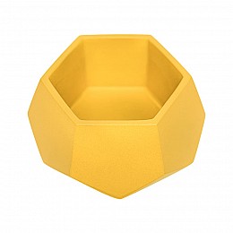 Кашпо Соты, 0,22л., желтый