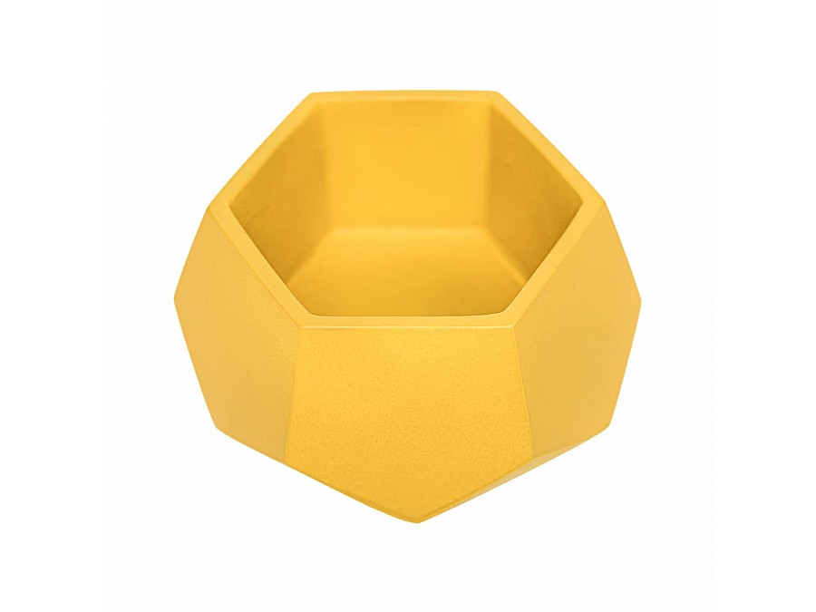 Кашпо Соты, 0,22л., желтый