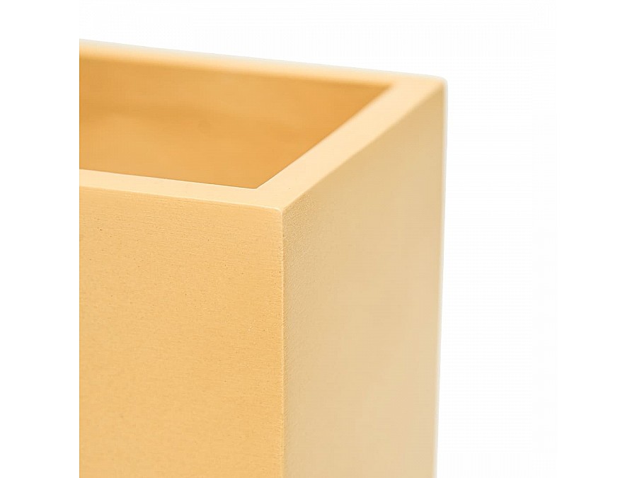 Кашпо Квадро, 0,6л., желтый