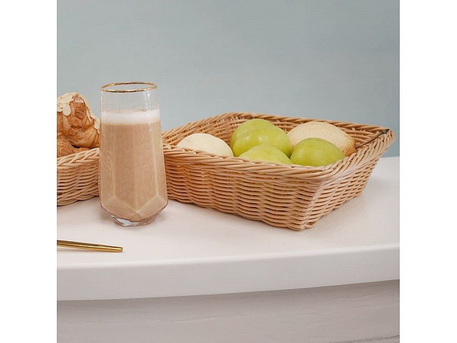 Корзина настольная квадратная 