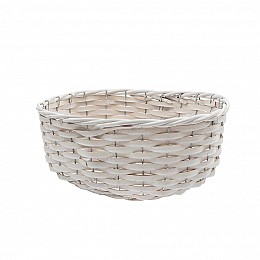 Корзина подарочная овальная Д340 Ш250 В140, белый