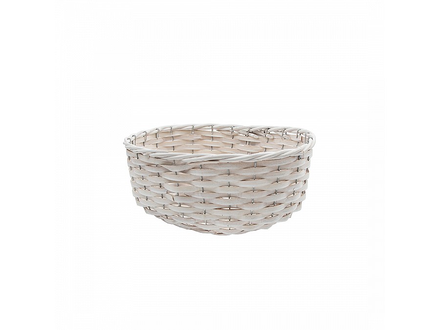 Корзина подарочная овальная Д250 Ш160 В100, белый