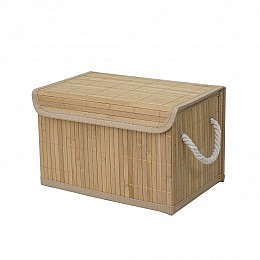 Корзина стеллажная с ручками и крышкой 