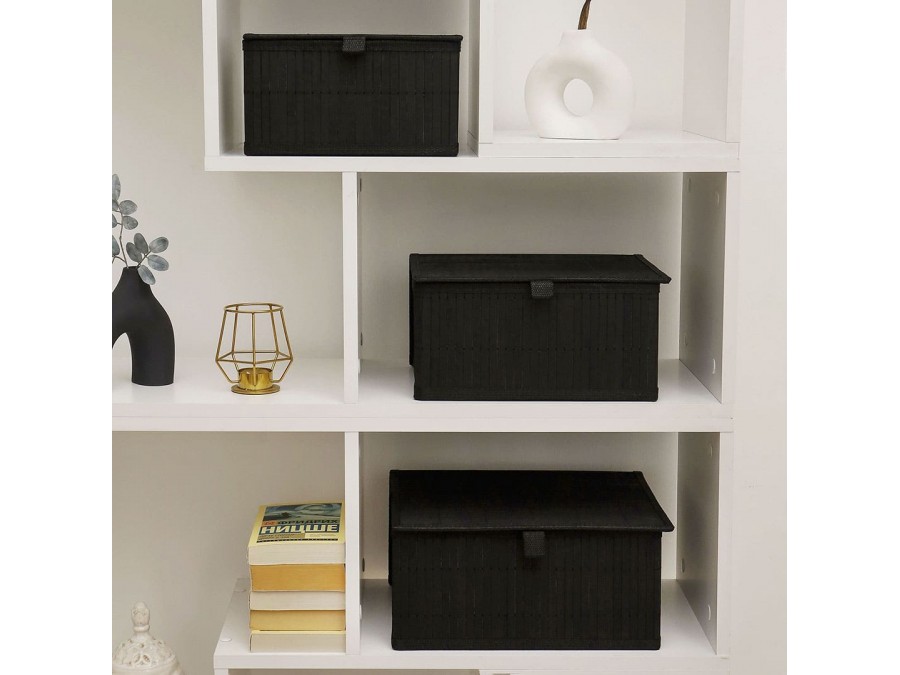 Корзина стеллажная с крышкой 