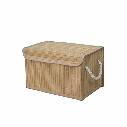 Корзина стеллажная с ручками и крышкой 