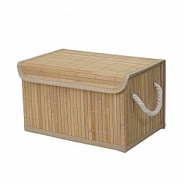 Корзина стеллажная с ручками и крышкой 