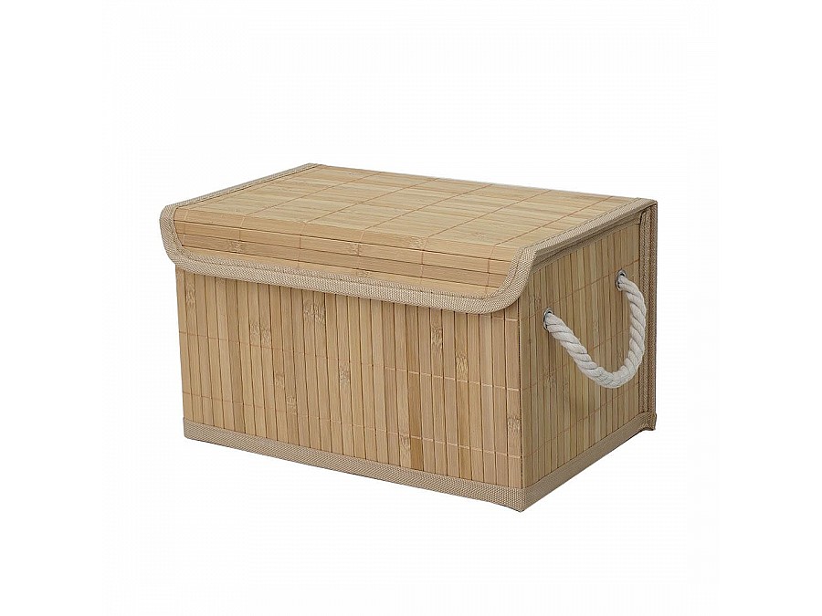 Корзина стеллажная с ручками и крышкой 