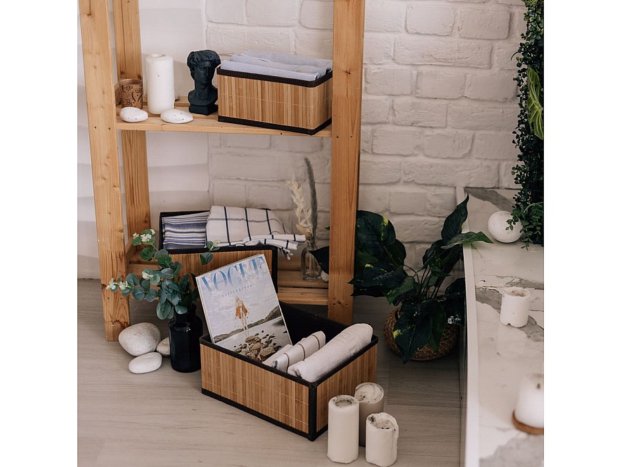 Набор из 3-х корзин стеллажных 