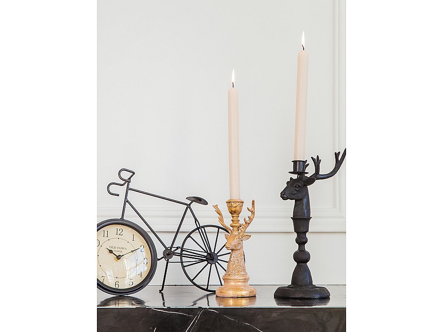 Подсвечник Олень, Д105 Ш82 В190, золотой