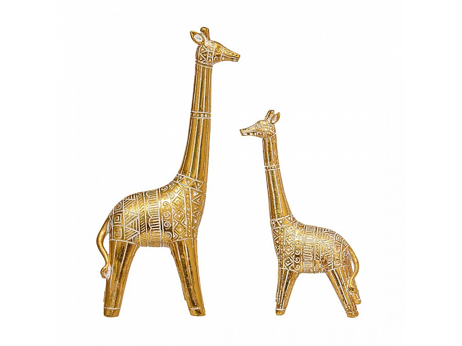 Жираф декоративный, Д160 Ш95 В310, золотой