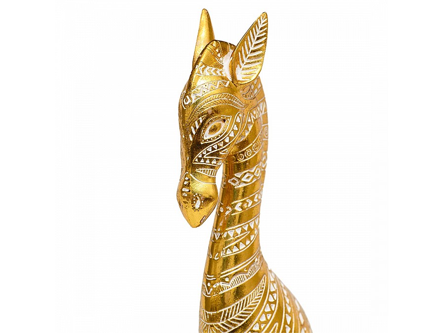 Зебра декоративная, Д120 Ш60 В320, золотой