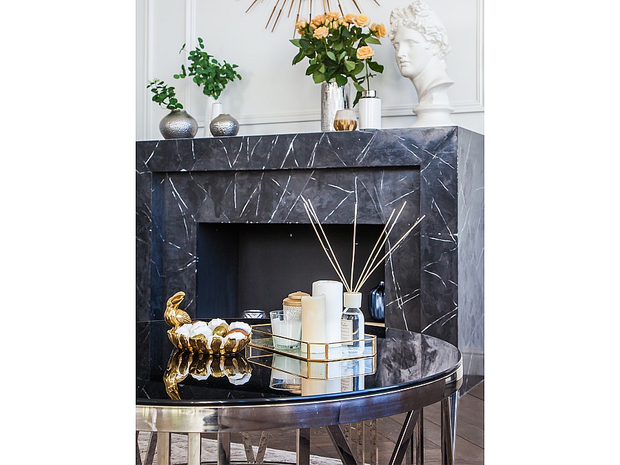 Стеклянный поднос Экзотика, Д305 Ш175 В35