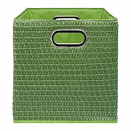 Короб для хранения складной, Д310 Ш310 В310, зеленый