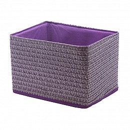 Короб для хранения складной, Д210 Ш150 В150, лиловый