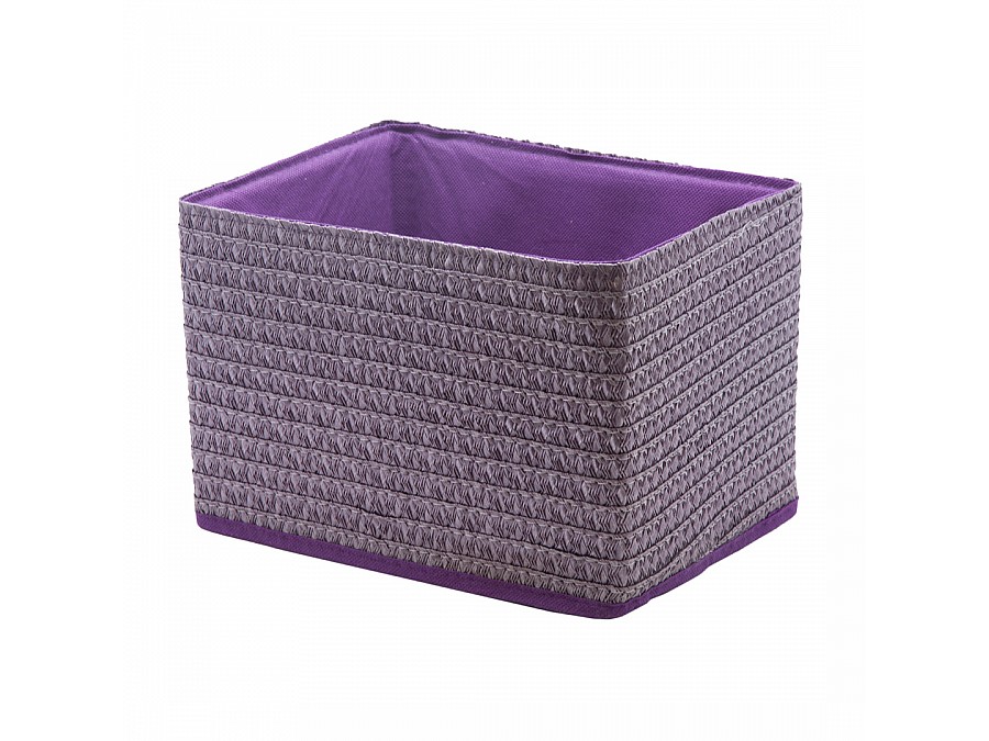 Короб для хранения складной, Д210 Ш150 В150, лиловый