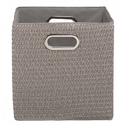 Короб для хранения складной, Д310 Ш310 В310, серый