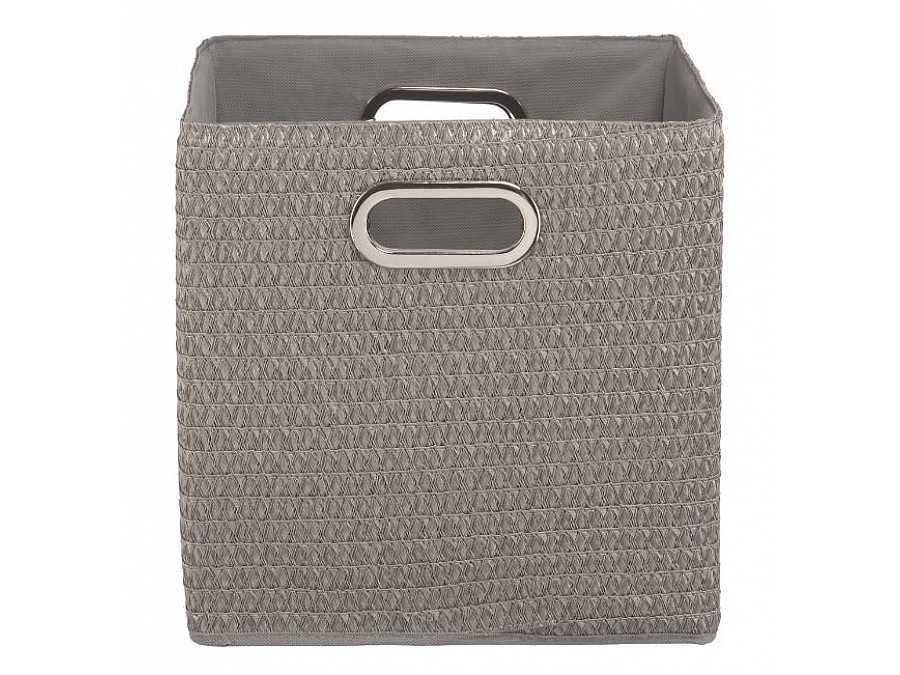 Короб для хранения складной, Д310 Ш310 В310, серый