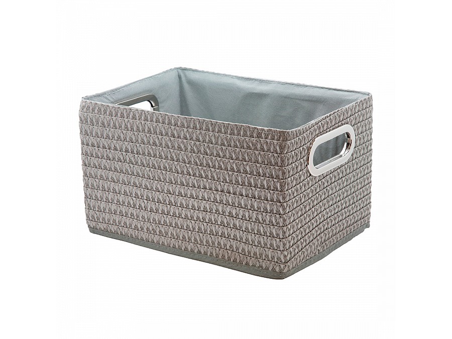 Короб для хранения складной, Д310 Ш220 В190, серый
