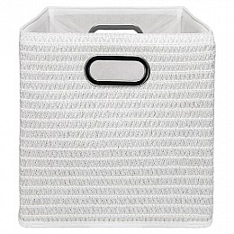 Короб для хранения складной, Д310 Ш310 В310, белый