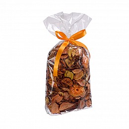 Набор сухоцветов из натуральных материалов, с ароматом апельсина, Д120 Ш100 В200, пакет