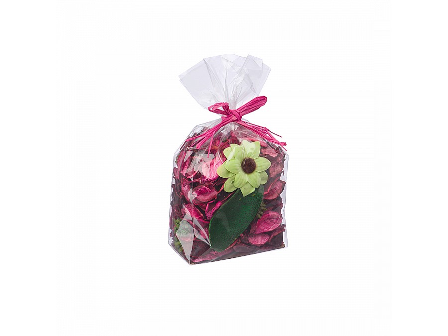Набор сухоцветов из натуральных материалов, с ароматом розы, Д100 Ш75 В155, пакет