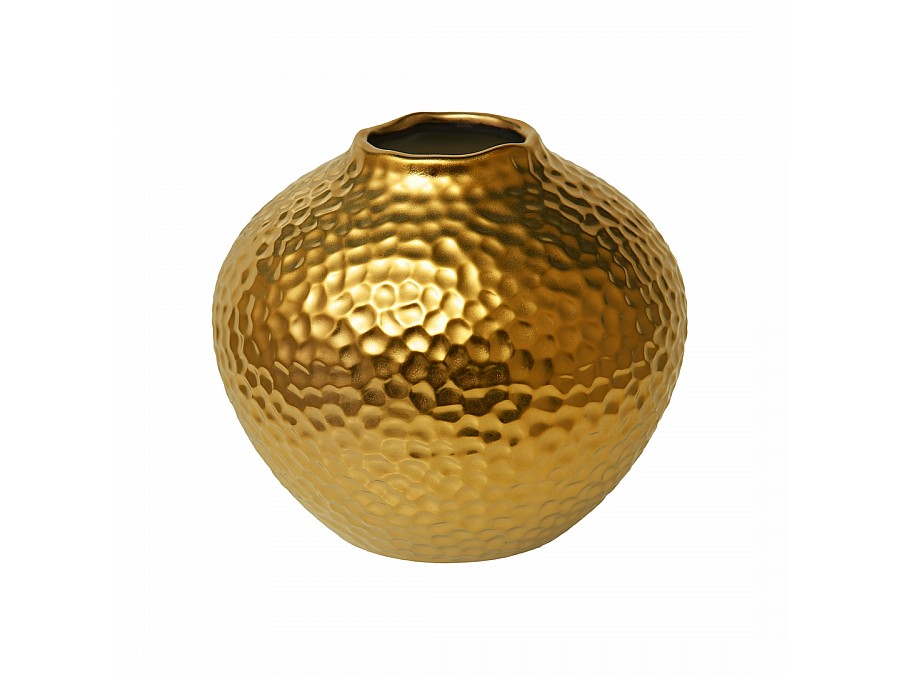 Декоративная ваза Этно, Д150 Ш150 В130, золотой