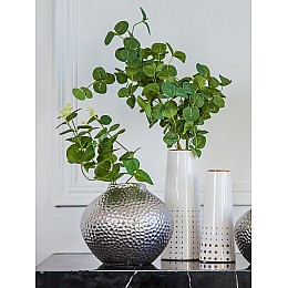 Декоративная ваза Этно, Д200 Ш200 В170, серебряный