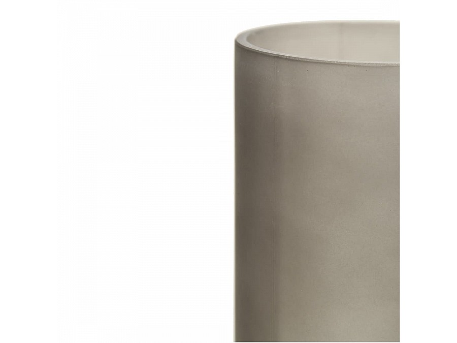 Декоративная ваза из комбинированного стекла, Д111 Ш111 В255, серый