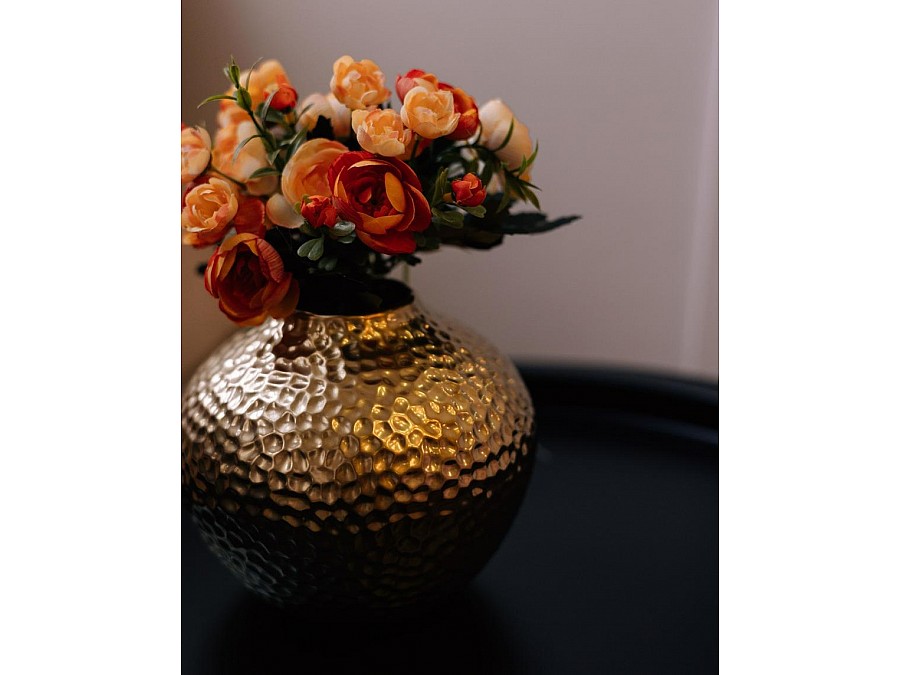 Декоративная ваза Этно, Д150 Ш150 В130, золотой