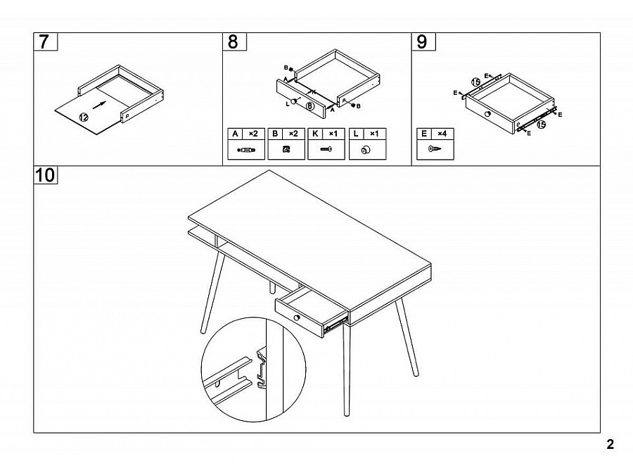 Стол компьютерный B-34