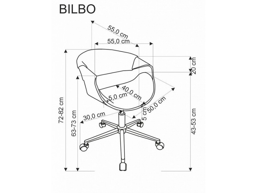 Кресло компьютерное Bilbo