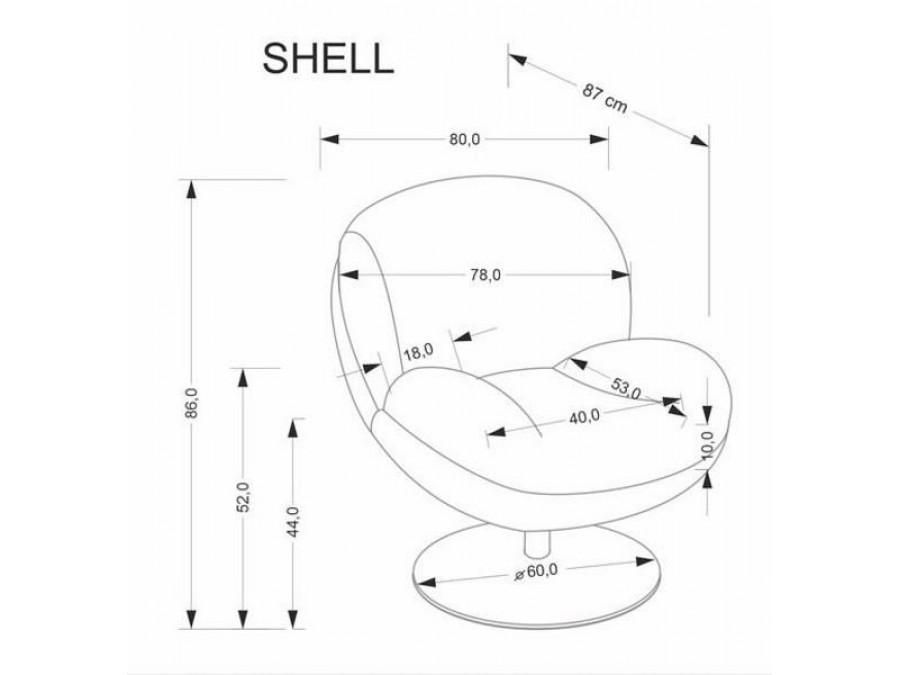 Кресло Shell