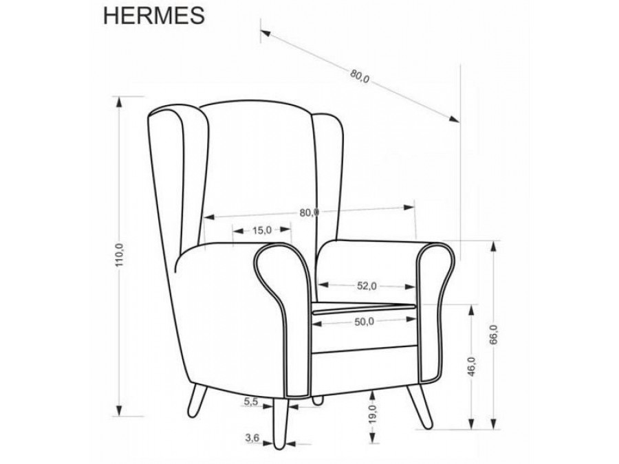 Кресло Hermes