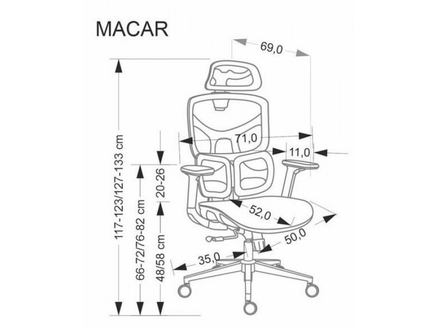 Кресло компьютерное Macar