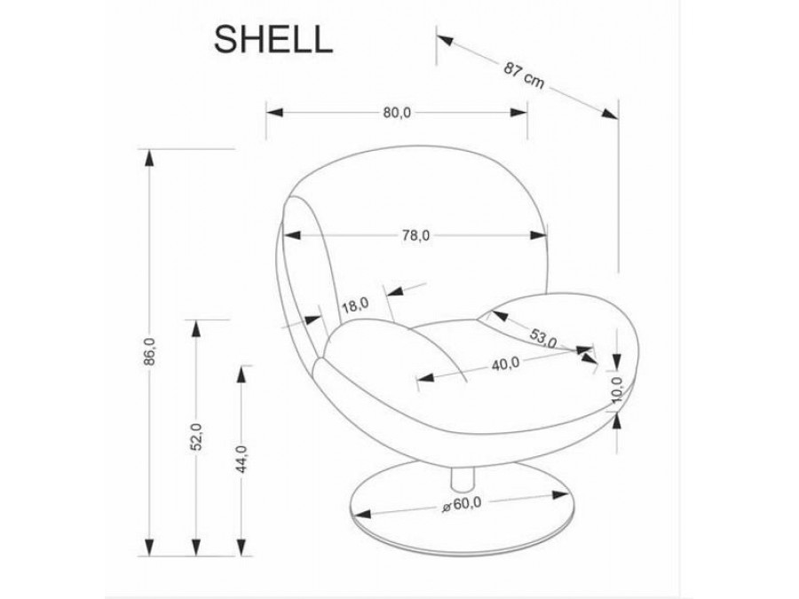 Кресло Shell