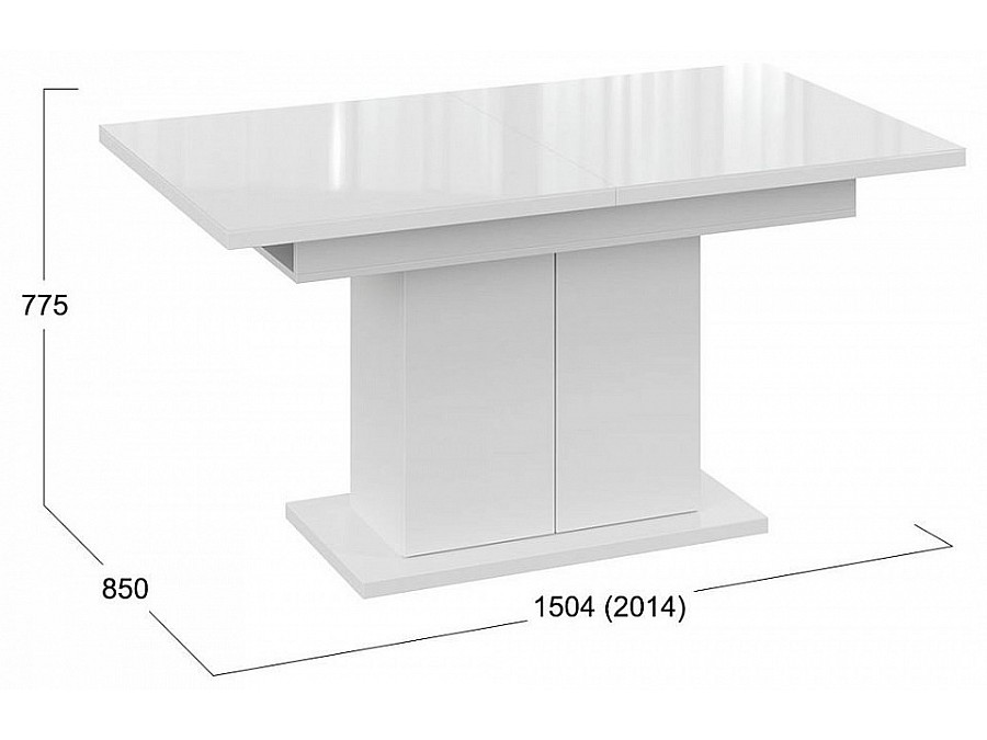 Стол обеденный Детройт 010.000.000