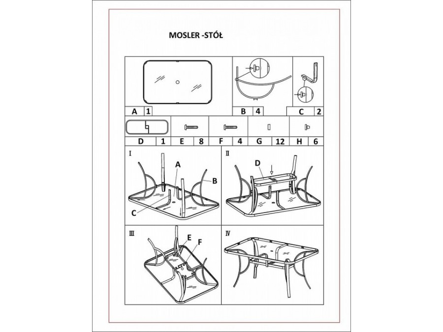 Стол обеденный Mosler