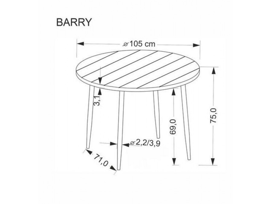 Стол обеденный Barry 105