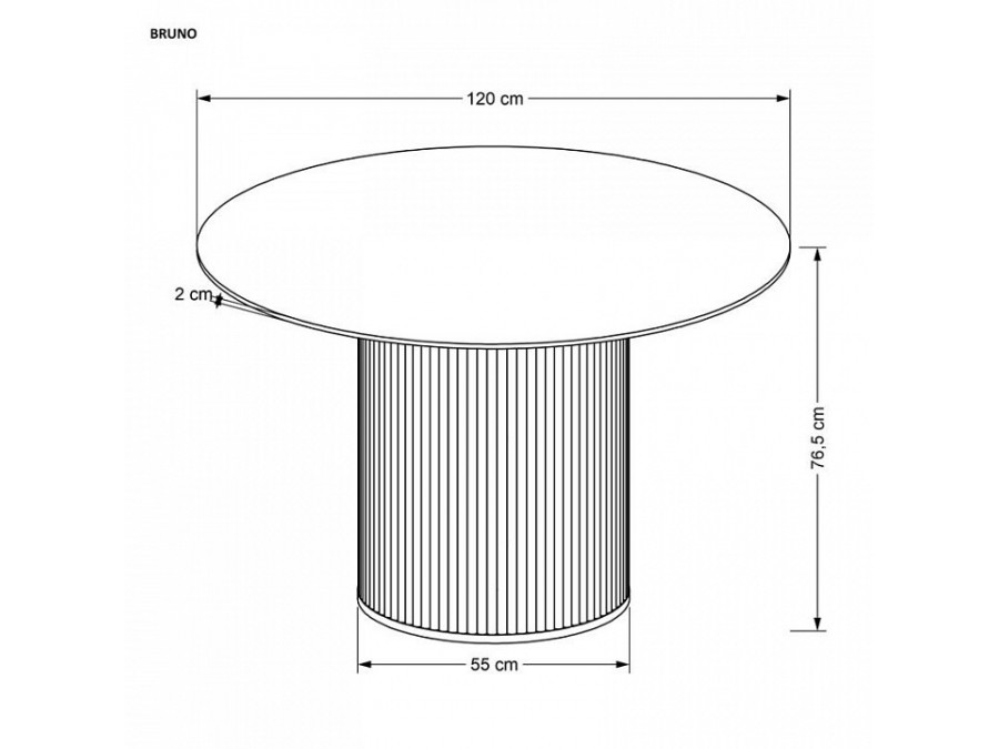 Стол обеденный Bruno
