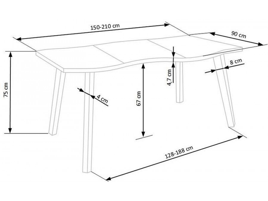 Стол обеденный Dickson