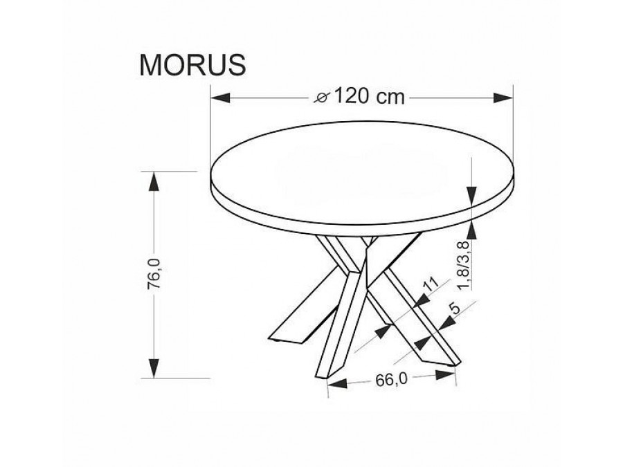 Стол обеденный Morus 105