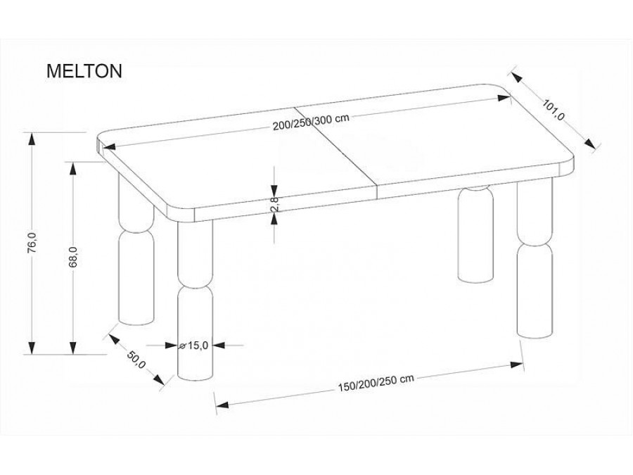 Стол обеденный Melton